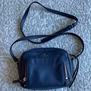 Navy blue small crossbody bag